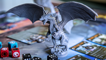 Load image into Gallery viewer, &quot;Sorath&quot; the Silver Dragon Miniature