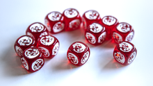 Load image into Gallery viewer, 10 Custom 6D Dragon Dice (Red)