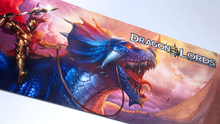 Load image into Gallery viewer, Dragon Lords - Blue Dragon Neoprene Player Mat